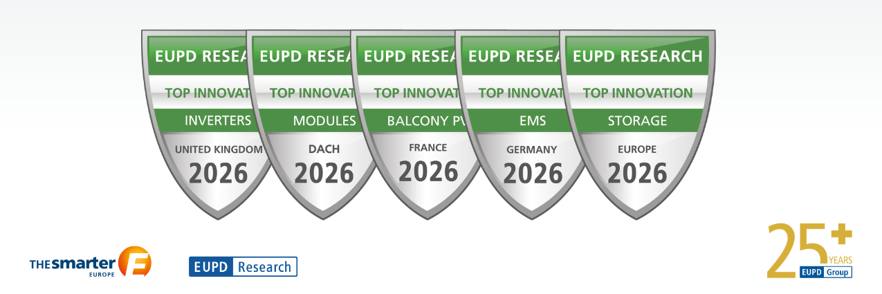 Awarded at SmarterE Munich A